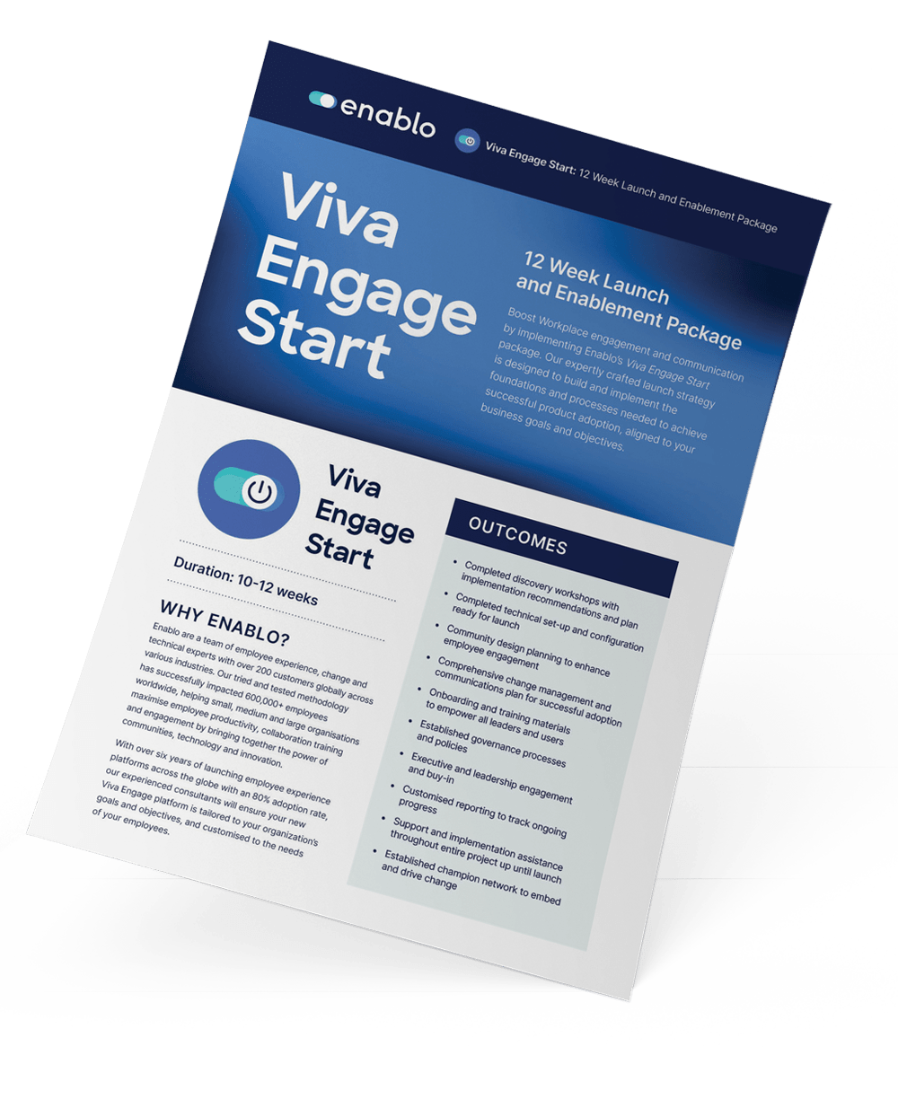 Viva Engage Flyer